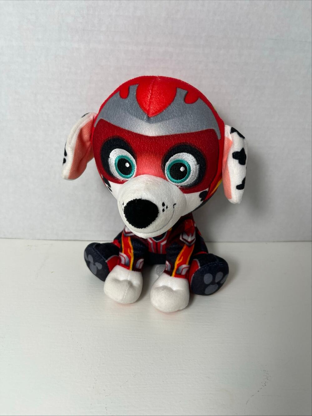 Paw Patrol Mighty Movie Marshall plush toy stuffie collectable 8"